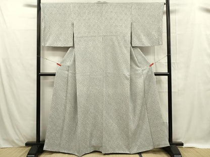 平和屋着物■大変加工の良い総絞り小紋 正絹 逸品 DABE0430ya