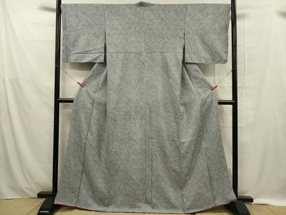 平和屋着物■大変加工の良い総絞り小紋 正絹 逸品 DABE0437ya