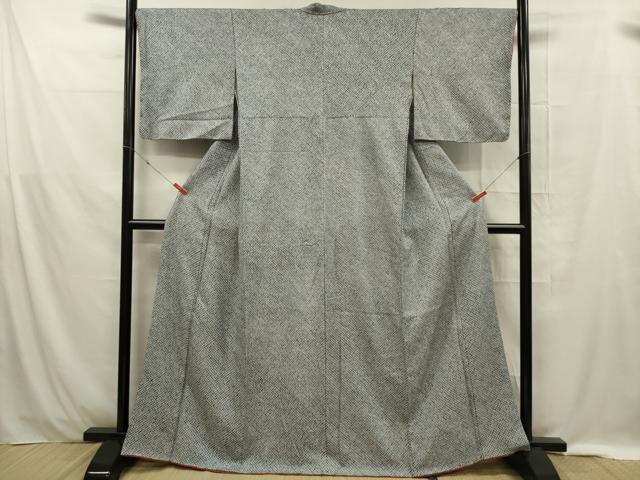 平和屋着物■大変加工の良い総絞り小紋 正絹 逸品 DABE0437ya