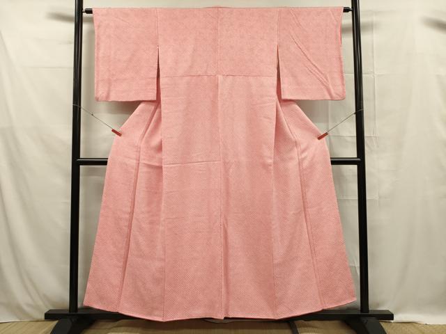 平和屋着物■大変加工の良い総絞り小紋 正絹 逸品 DABE0439ya