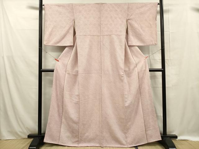 平和屋着物■大変加工の良い総絞り小紋　正絹　逸品　DABE0440ya