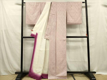 平和屋着物■大変加工の良い総絞り小紋　正絹　逸品　DABE0440ya