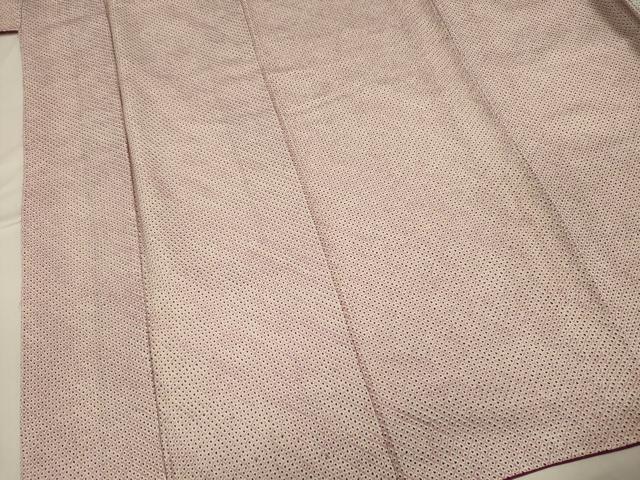 平和屋着物■大変加工の良い総絞り小紋　正絹　逸品　DABE0440ya