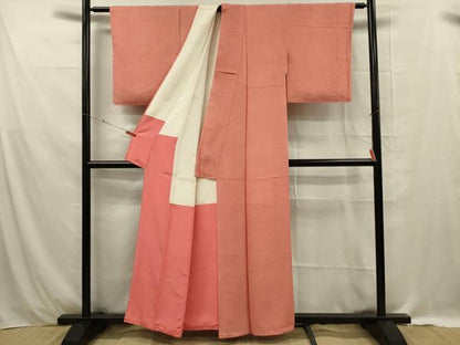 平和屋着物■江戸小紋 舞葉文 正絹 逸品 DABE0450ya
