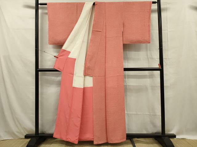 平和屋着物■江戸小紋 舞葉文 正絹 逸品 DABE0450ya