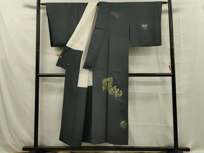 平和屋着物■訪問着 人物文 さが美扱い 正絹 逸品 DABE0455ya