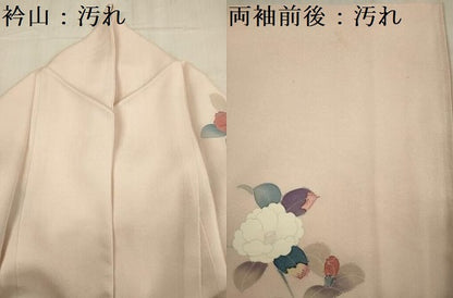 平和屋着物■訪問着 枝花文 正絹 逸品 DABE0467ya