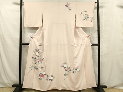 平和屋着物■訪問着 枝花文 正絹 逸品 DABE0467ya