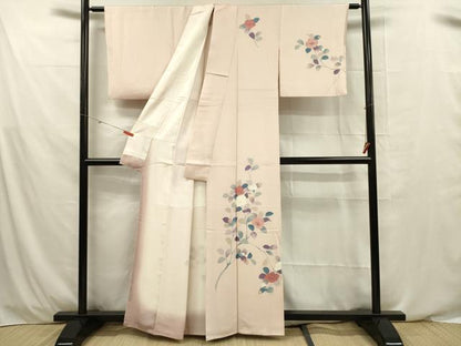 平和屋着物■訪問着 枝花文 正絹 逸品 DABE0467ya