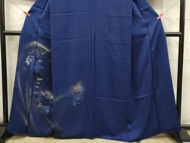 平和屋着物■訪問着 草花文 暈し染め 正絹 逸品 DABE0474ya