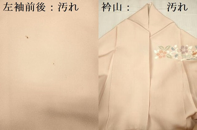 平和屋着物■訪問着 刺繍 花鳥文 正絹 逸品 DABE0477ya