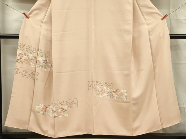 平和屋着物■訪問着 刺繍 花鳥文 正絹 逸品 DABE0477ya