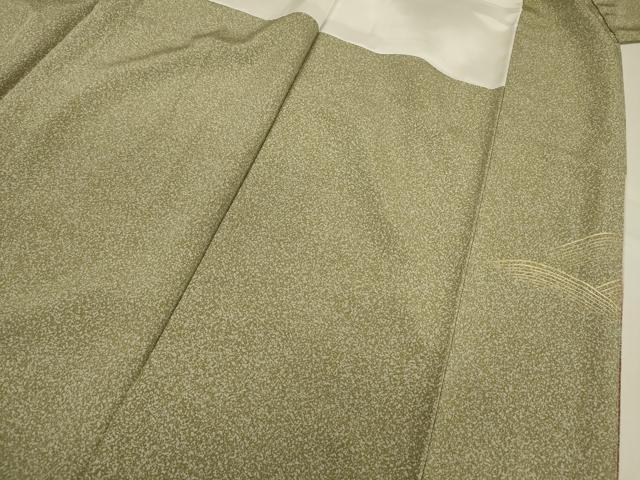 平和屋着物■訪問着 立波飛鶴花文 暈し染め 金彩 正絹 逸品 DABE0479ya