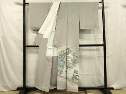 平和屋着物■豪華色留袖 作家物 手描き 風景文 暈し染め 正絹 逸品 DABE0492ya