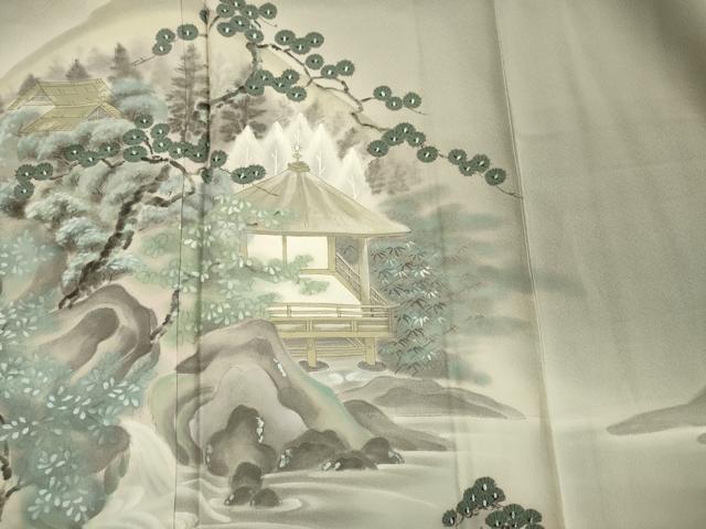 平和屋着物■豪華色留袖 作家物 手描き 風景文 暈し染め 正絹 逸品 DABE0492ya