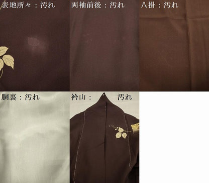 平和屋着物■訪問着 刺繍 花鳥文 金彩 正絹 逸品 DABE0495ya