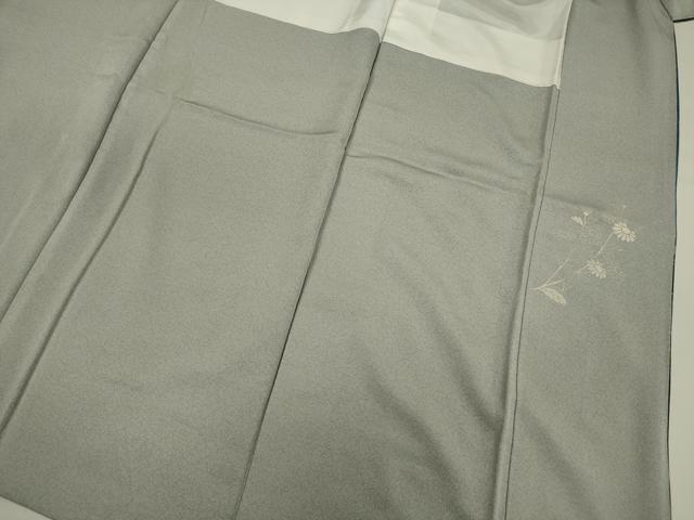 平和屋着物■訪問着 刺繍 枝松文 暈し染め 金銀彩 正絹 逸品 DABE0497ya