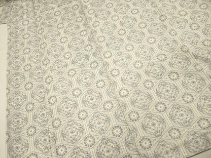 平和屋着物■上質な紬　亀甲花文　正絹　逸品　DABE0500ya