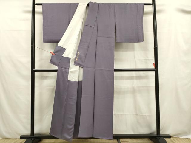 平和屋着物■上質な色無地 作家物 薄色 正絹 逸品 DABE0505ya