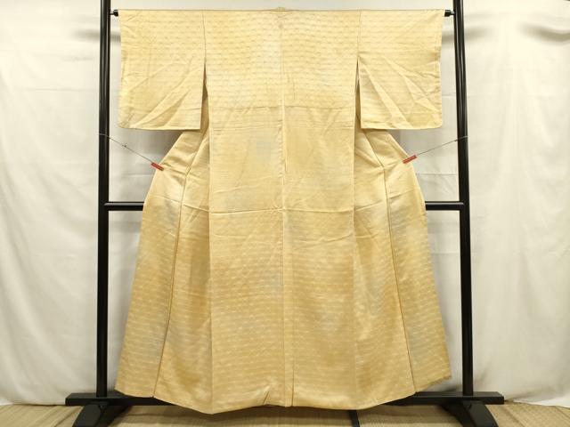 平和屋着物■上質な小紋　菊青海波地紋　暈し染め　正絹　逸品　DABE0519ya