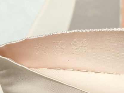 平和屋着物◎六通柄袋帯 唐織 立波人物文 九百錦 銀糸 正絹 逸品 DABE0545qa