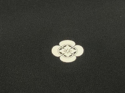 平和屋着物■豪華黒留袖　駒刺繍　絵巻花文　金彩　正絹　逸品　DABE0586qa