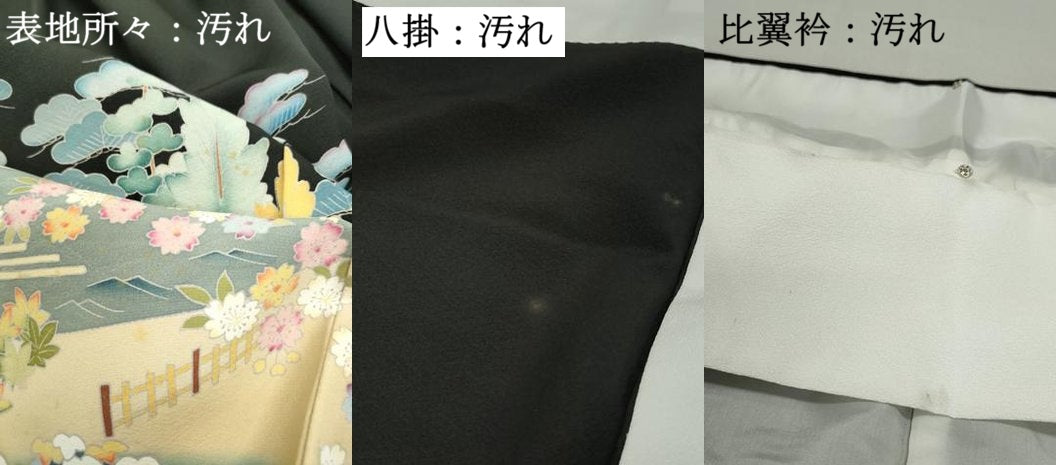 平和屋着物■豪華黒留袖　友禅　作家物　浜松花文　正絹　逸品　DABE0588qa