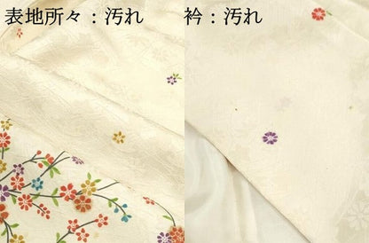 平和屋着物■訪問着 草花文 金彩 正絹 逸品 DABE0607qa