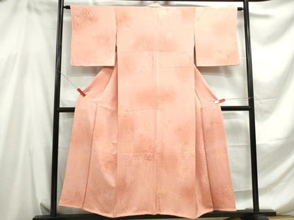 平和屋着物■上質な小紋 菊尽くし 暈し染め 正絹 逸品 DABE0610qa