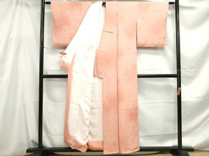 平和屋着物■上質な小紋 菊尽くし 暈し染め 正絹 逸品 DABE0610qa