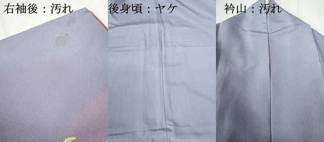 平和屋着物■訪問着　人物文　暈し染め　金彩　正絹　逸品　DABE0730qa