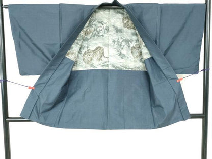 平和屋着物■男性　本場大島紬　アンサンブル　80亀甲　総詰め　正絹　逸品　DABE0736qa