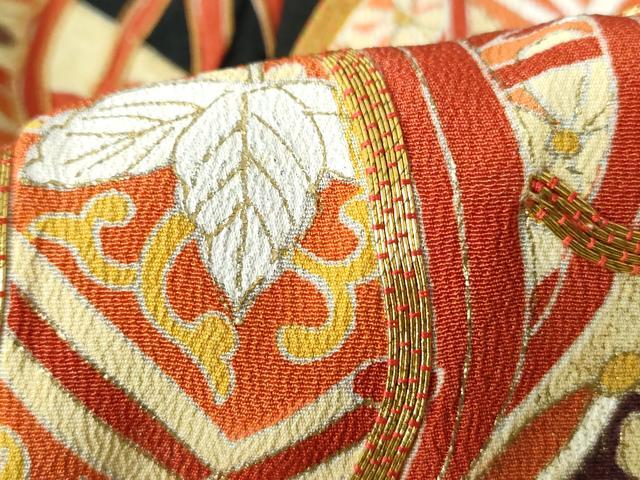 平和屋着物■豪華黒留袖　駒刺繍　鼓宝尽くし文　金彩　正絹　逸品　DABE0739qa