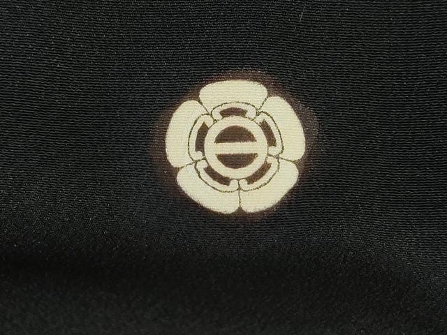 平和屋着物■豪華黒留袖　駒刺繍　鼓宝尽くし文　金彩　正絹　逸品　DABE0739qa