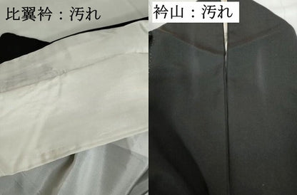 平和屋着物■豪華黒留袖　作家物　風景樹林文　暈し染め　金銀彩　正絹　逸品　DABE0769qa