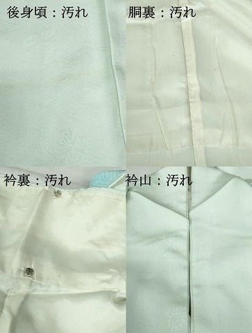 平和屋着物■訪問着　刺繍　薔薇尽くし　暈し染め　金銀糸　正絹　逸品　DABE0775qa