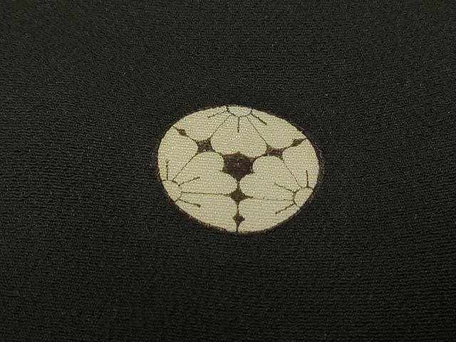 平和屋着物■豪華黒留袖　駒刺繍　エ霞楓動物文　鹿　金彩　正絹　逸品　DABE0781qa
