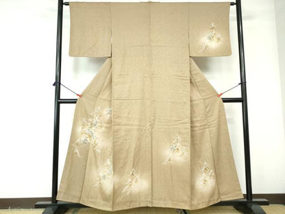 平和屋着物■訪問着　樹林文　蛍暈し　金銀彩　正絹　逸品　DABE0791qa