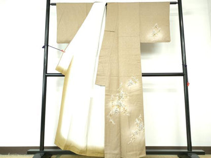 平和屋着物■訪問着　樹林文　蛍暈し　金銀彩　正絹　逸品　DABE0791qa