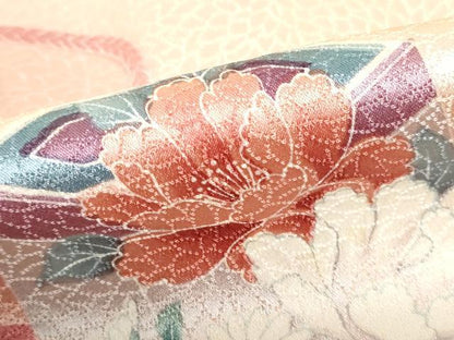 平和屋着物■訪問着　貝桶花文　暈し染め　高島屋扱い　正絹　逸品　DABE0812qa