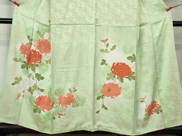 平和屋着物■訪問着 駒刺繍 乱菊 暈し染め 金彩 正絹 逸品 DABE0813qa