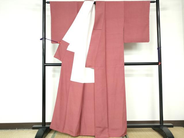 平和屋着物■江戸小紋　作家物　鮫小紋柄　草木染　正絹　逸品　DABE0844qa