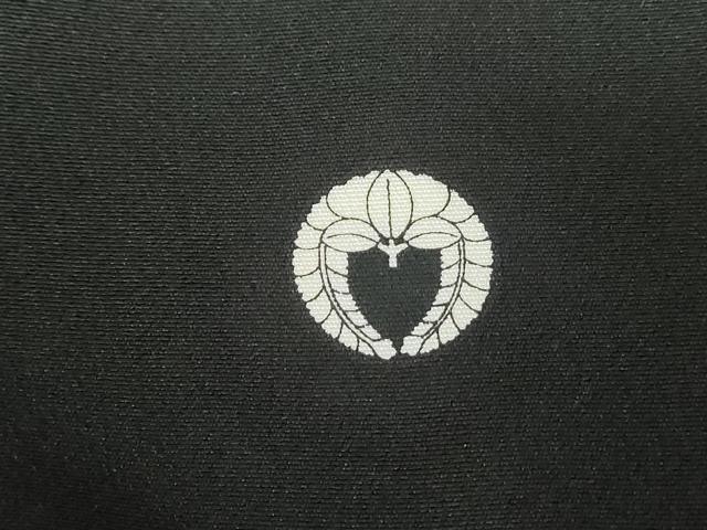 平和屋着物■豪華黒留袖　駒刺繍　流水飛鶴枝松文　金銀彩　正絹　逸品　DABE0857qa