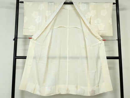 平和屋着物■長襦袢　無双仕立て　舞梅文　暈し染め　正絹　逸品　DABE0863qa
