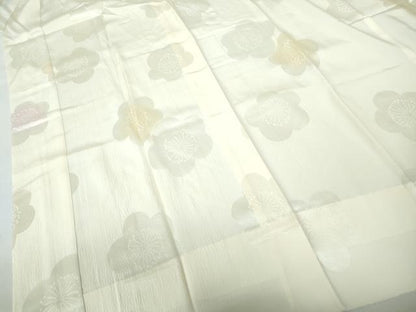 平和屋着物■長襦袢　無双仕立て　舞梅文　暈し染め　正絹　逸品　DABE0863qa