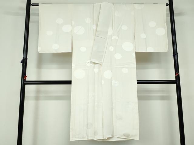 平和屋着物■長襦袢　袷　ドット　正絹　逸品　DABE0866qa