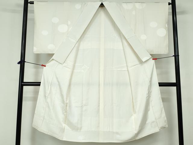 平和屋着物■長襦袢　袷　ドット　正絹　逸品　DABE0866qa