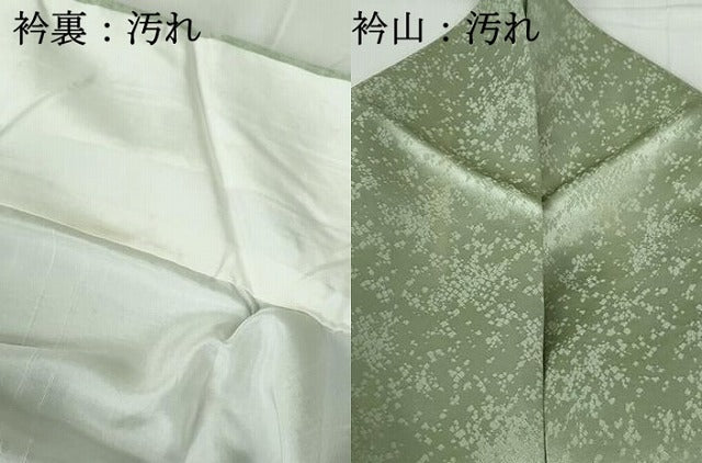 平和屋着物■訪問着　草花文　暈し染め　正絹　逸品　DABE0871qa