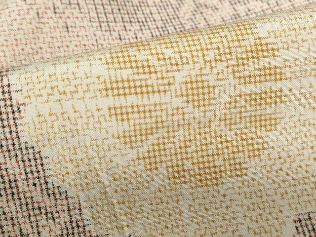 平和屋着物■上質な紬　花尽くし　やまと誂製　正絹　逸品　DABE0874qa