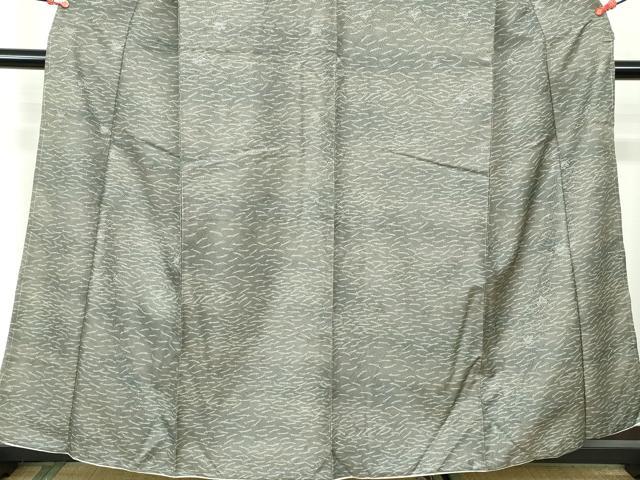 平和屋着物■小紋　松青海波文　洗える着物　DABE0876qa
